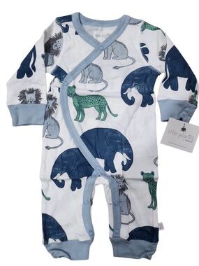 🐥 Little Planet - Organic Animal Print Kids One Piece Footie sleeper